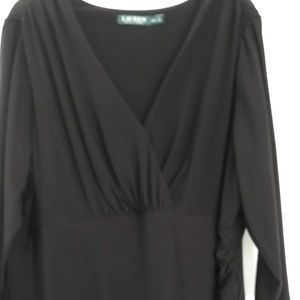 Ralph Lauren long sleeve wrap type dress